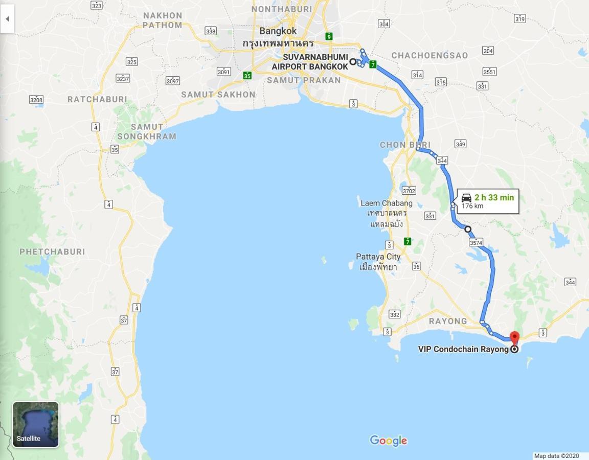 Panorama Sea View Room 245, V.I.P Condo Chain Rayong Бан Пе Екстериор снимка