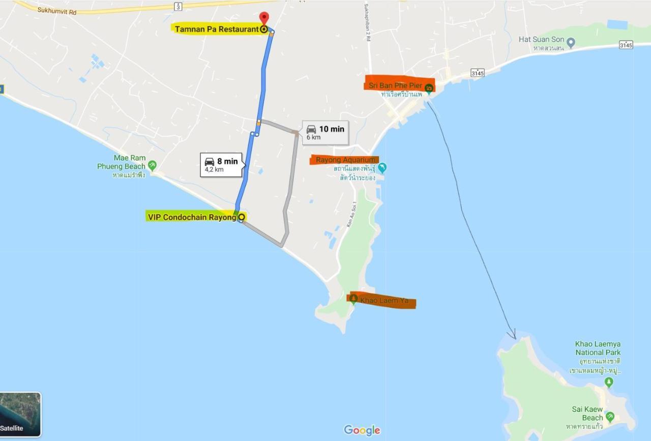 Panorama Sea View Room 245, V.I.P Condo Chain Rayong Бан Пе Екстериор снимка